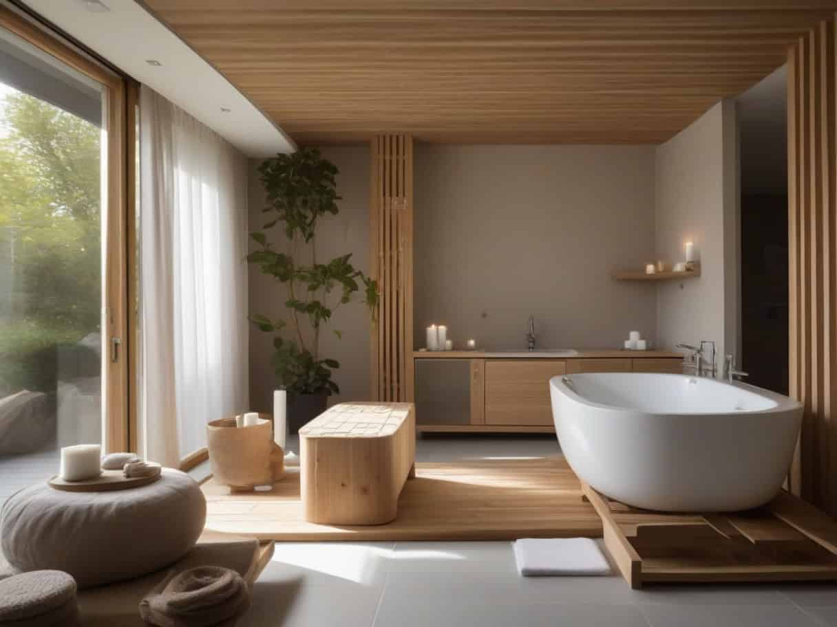 Idée aménagement spa intérieur cocon bien-être maison