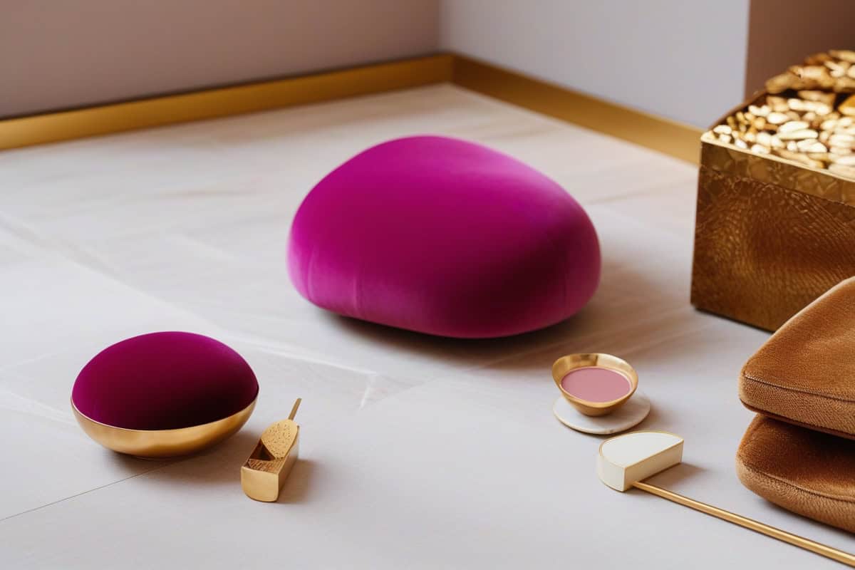 canapé en velours côtelé couleur noisette pour salon cocooning chaleureux et enveloppant