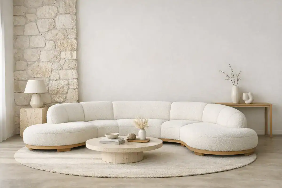 peinture blanc mat All White Farrow and Ball finition velours mur salon épuré tendance 2026