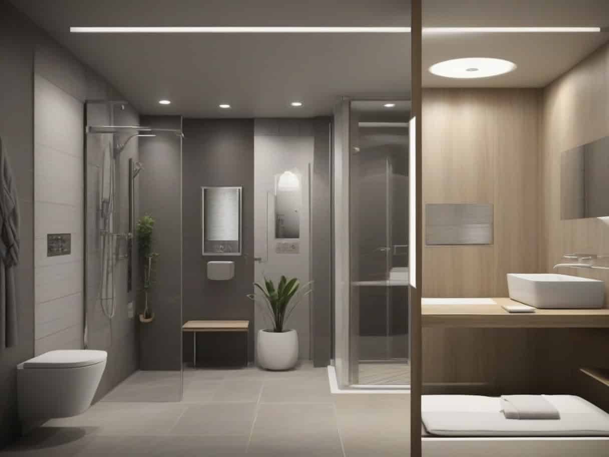 spa d'angle intérieur encastrable dans petite pièce bien-être - idée aménagement spa intérieur optimisation espace