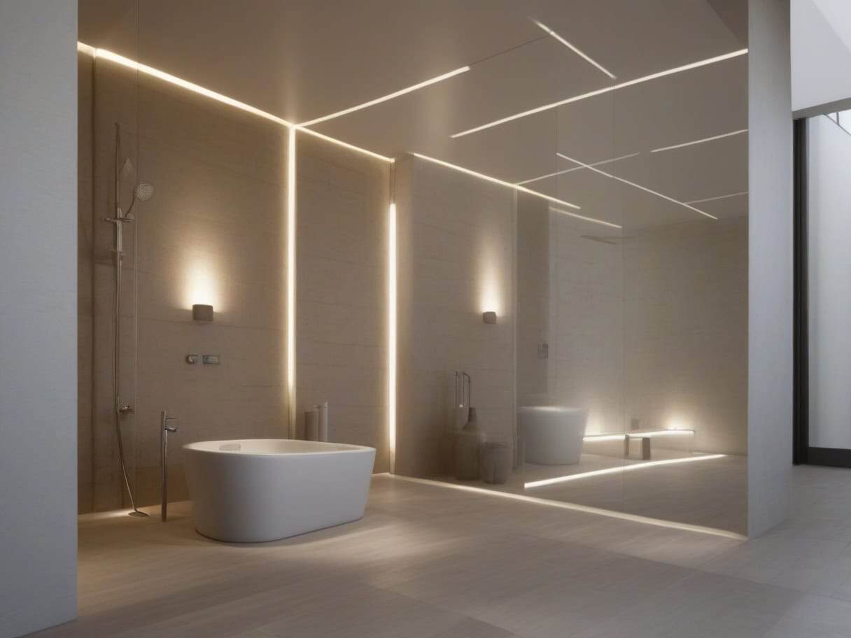 spots LED encastrés dimmables lumière chaude 2700K pour ambiance spa intérieur cosy et tamisée