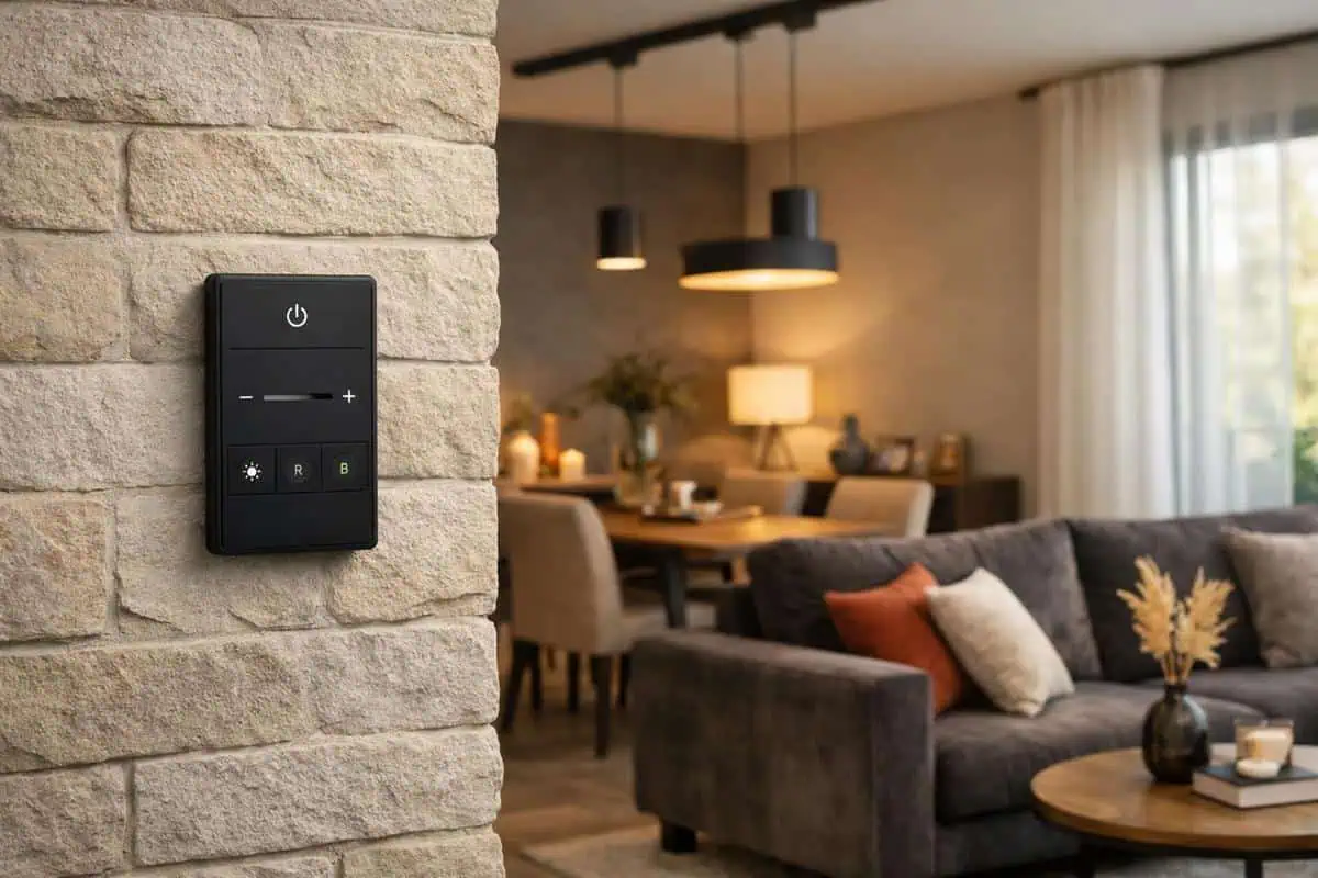 Télécommande dimmable magnétique pour luminaires d'ambiance salon salle à manger intensité ajustable