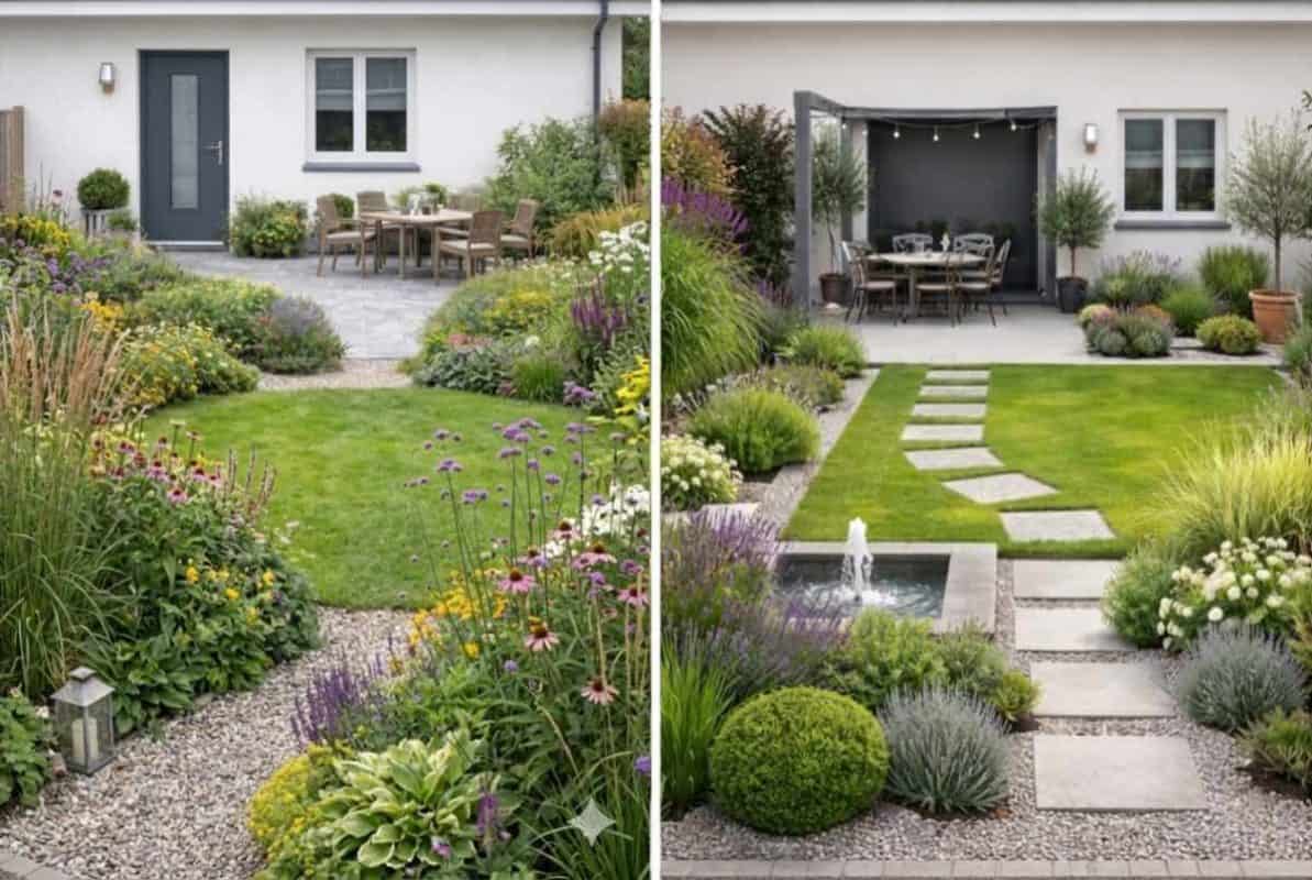 idée petit jardin devant maison