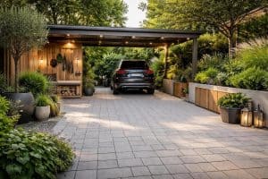 Idée aménagement parking maison