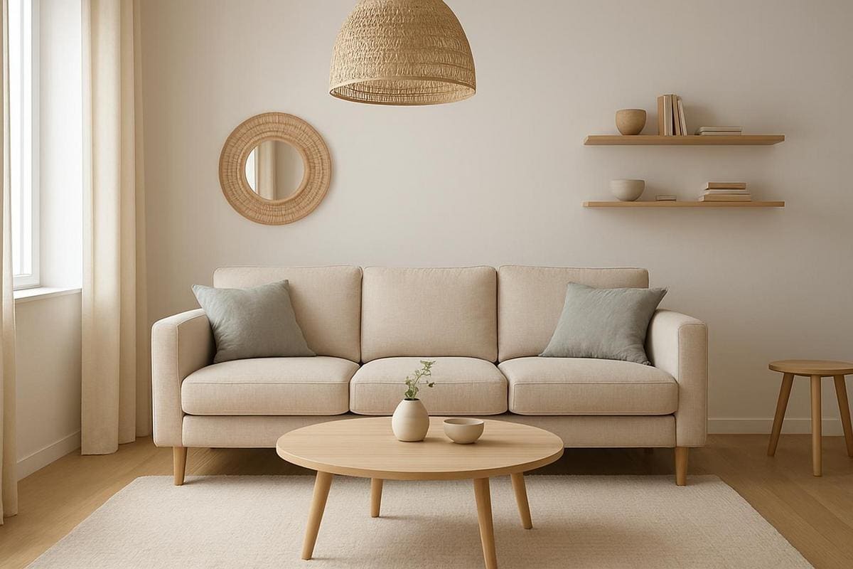 Idée déco salon scandinave