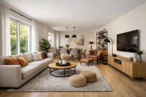 Comment aménager un salon rectangulaire de 40m2